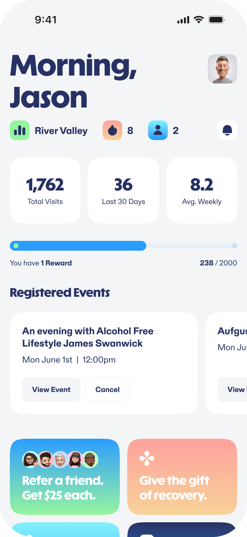 App account screenshot