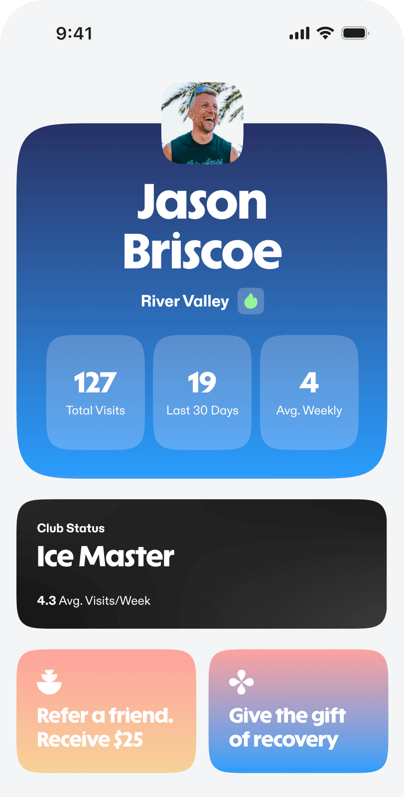 App account screenshot